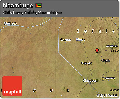 Satellite Map of Nhambuge