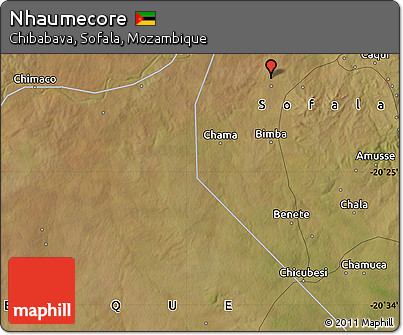 Satellite Map of Nhaumecore