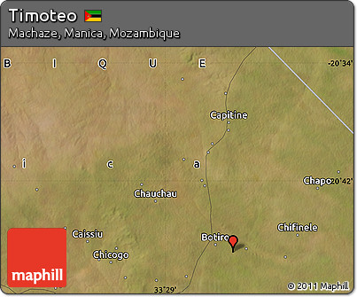 Satellite Map of Timoteo