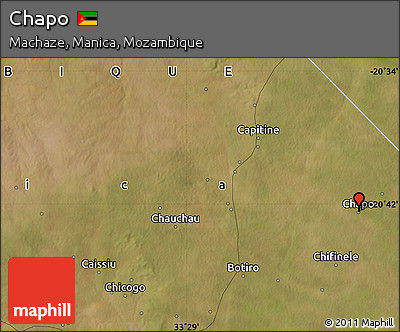 Satellite Map of Chapo