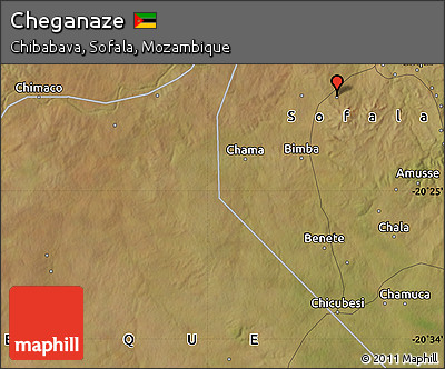 Satellite Map of Cheganaze