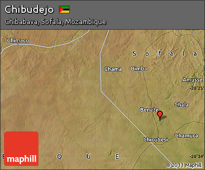 Satellite Map of Chibudejo
