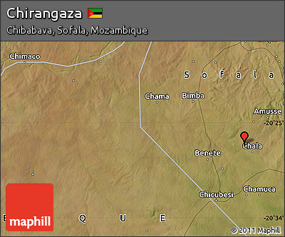 Satellite Map of Chirangaza