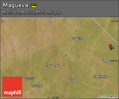 Satellite Map of Magueva