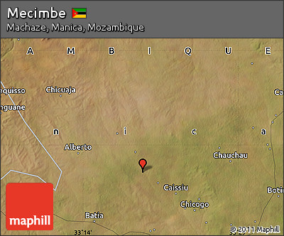 Satellite Map of Mecimbe