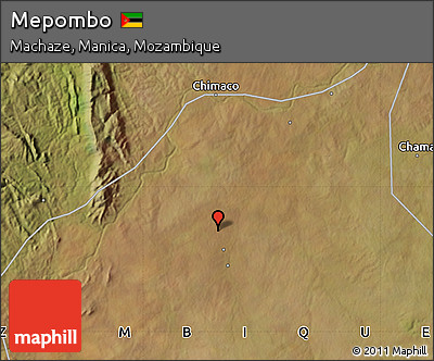 Satellite Map of Mepombo