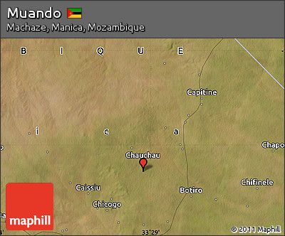 Satellite Map of Muando
