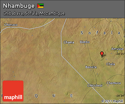 Satellite Map of Nhambuge
