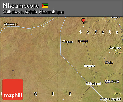 Satellite Map of Nhaumecore