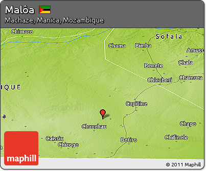 Physical Panoramic Map of Malôa