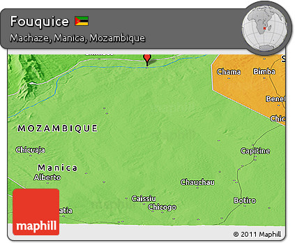 Political Panoramic Map of Fouquice