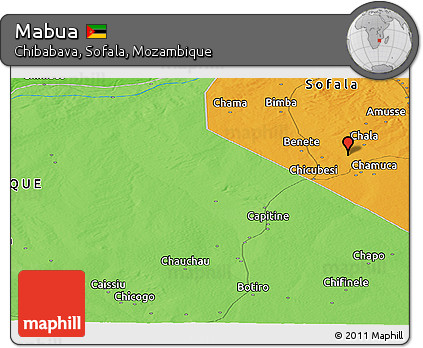 Political Panoramic Map of Mabua