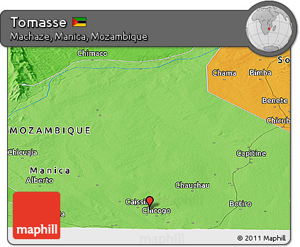 Political Panoramic Map of Tomasse
