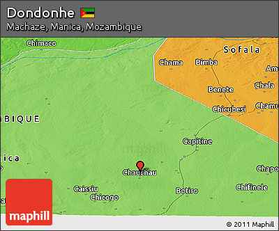 Political Panoramic Map of Dondonhe