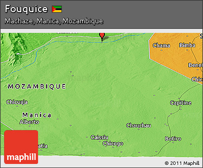 Political Panoramic Map of Fouquice