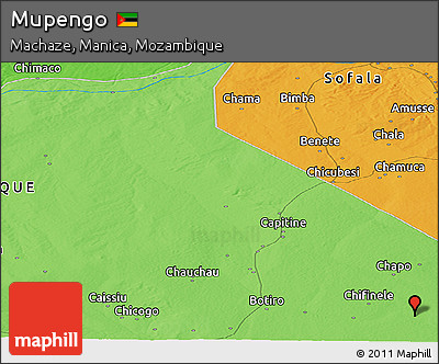 Political Panoramic Map of Mupengo