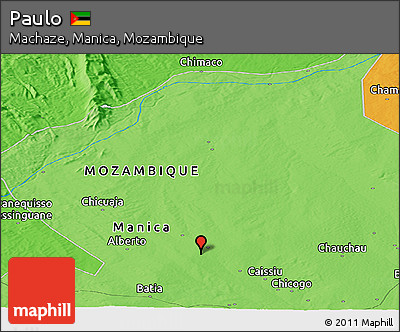 Political Panoramic Map of Paulo