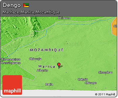 Political Panoramic Map of Dengo