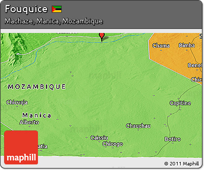 Political Panoramic Map of Fouquice