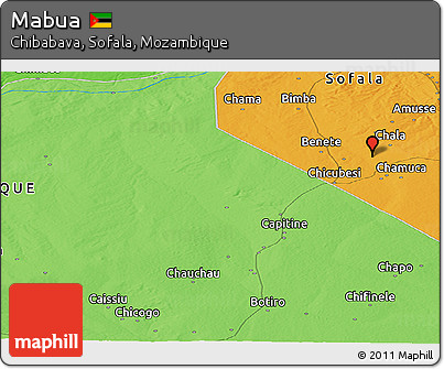 Political Panoramic Map of Mabua