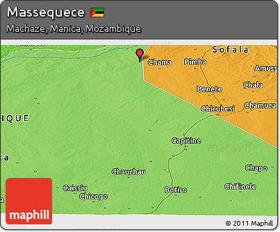 Political Panoramic Map of Massequece
