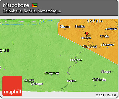 Political Panoramic Map of Mucotore