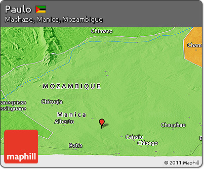 Political Panoramic Map of Paulo