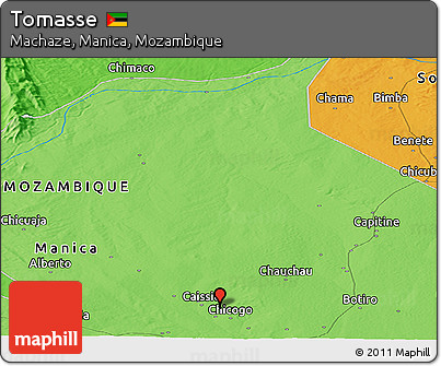 Political Panoramic Map of Tomasse