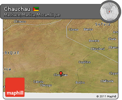 Satellite Panoramic Map of Chauchau