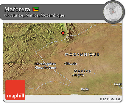 Satellite Panoramic Map of Maforera