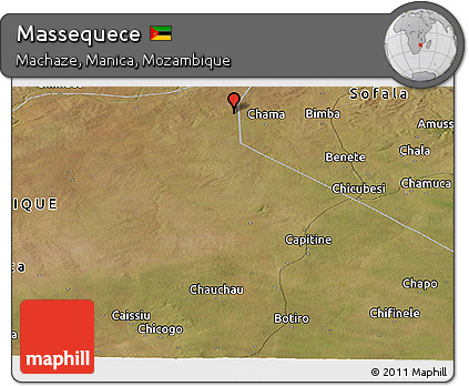 Satellite Panoramic Map of Massequece