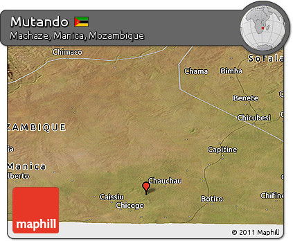 Satellite Panoramic Map of Mutando