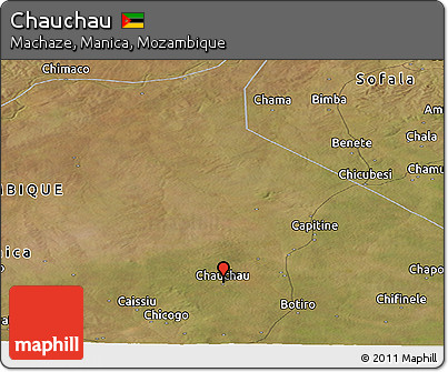 Satellite Panoramic Map of Chauchau