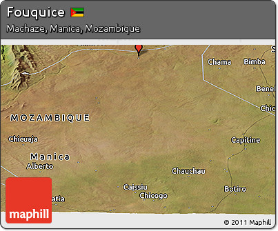 Satellite Panoramic Map of Fouquice