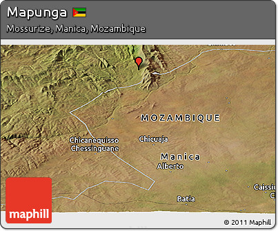 Satellite Panoramic Map of Mapunga