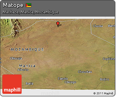 Satellite Panoramic Map of Matope