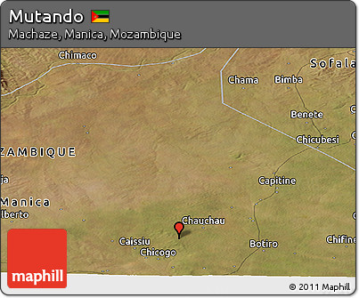 Satellite Panoramic Map of Mutando