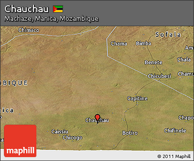 Satellite Panoramic Map of Chauchau