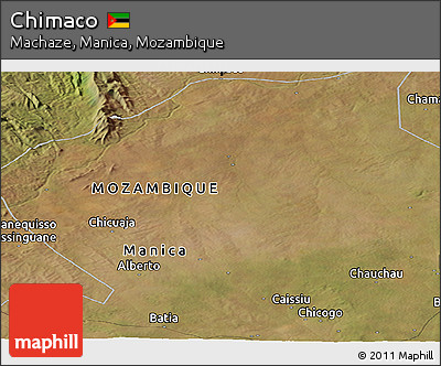 Satellite Panoramic Map of Chimaco