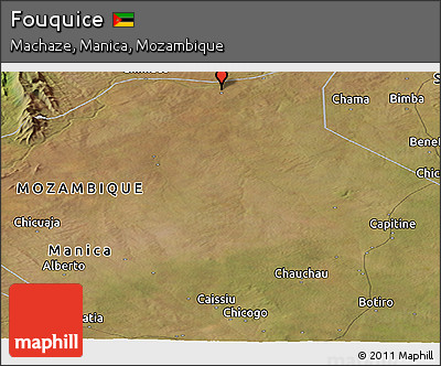 Satellite Panoramic Map of Fouquice