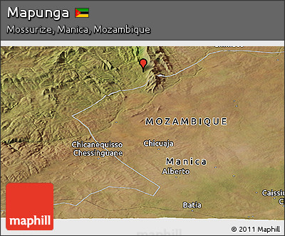 Satellite Panoramic Map of Mapunga
