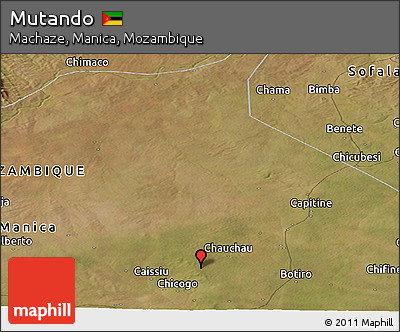 Satellite Panoramic Map of Mutando