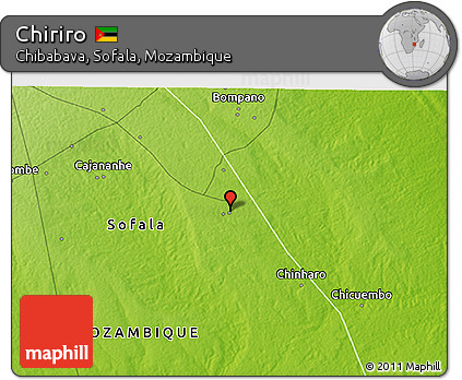 Physical 3D Map of Chiriro