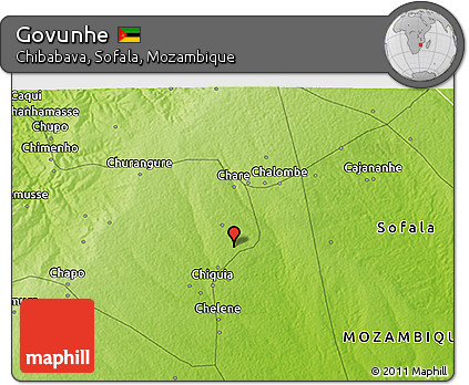 Physical 3D Map of Govunhe