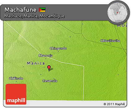 Physical 3D Map of Machafune