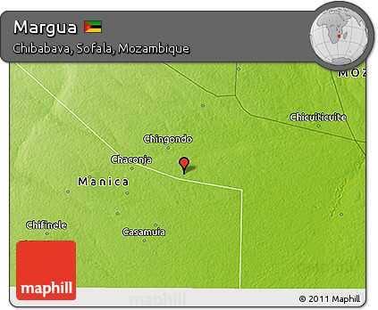 Physical 3D Map of Margua