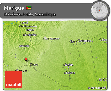 Physical 3D Map of Merigue