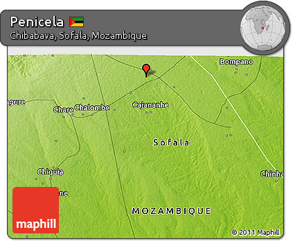Physical 3D Map of Penicela