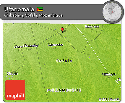 Physical 3D Map of Ufanomaia