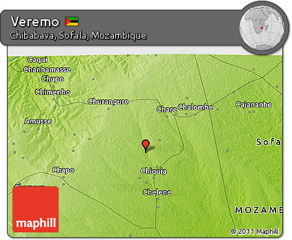 Physical 3D Map of Veremo